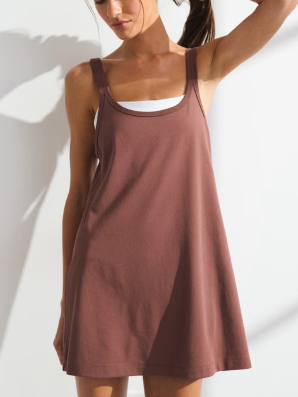 Abercrombie YPB On The Go Double-Layered Mini Dress Size S